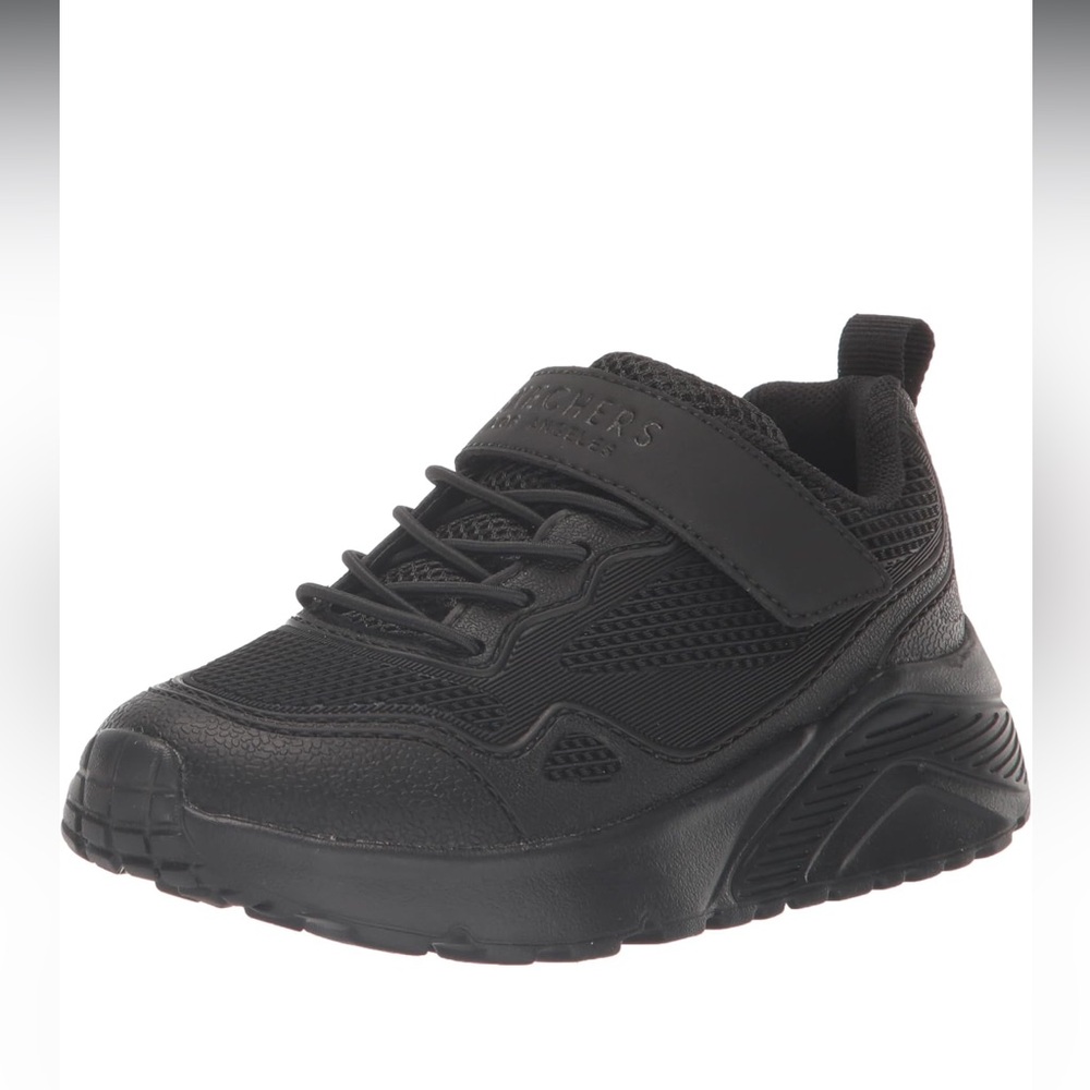 Skechers Kids Black Mesh Sneakers